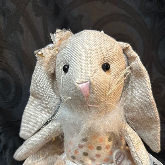 Adorable Bunny Easter Plush Dolls Set Mr & Mrs bunny - Picture 5 of 8